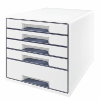 Leitz Cube 5 Drawer Unit White 52142001 Fusion Office