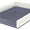 Leitz Dual Colour Letter Tray White Grey 53611001 Fusion Office