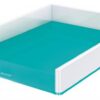 Leitz Dual Colour Letter Tray White Ice Blue 53611051 Fusion Office