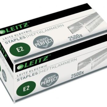 Leitz Electric E2 Staples 6mm Box 2500 55690000 Pack 10 Fusion Office