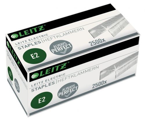 Leitz Electric E2 Staples 6mm Box 2500 55690000 Pack 10 Fusion Office