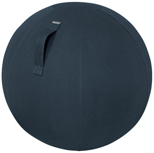 Leitz Ergo Cosy Active Sitting Ball Velvet Grey 52790089 Fusion Office