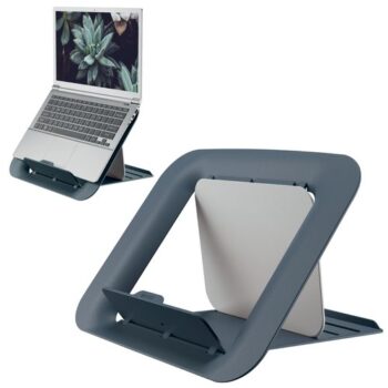 Leitz Ergo Cosy Laptop Stand Velvet Grey 64260089 Fusion Office