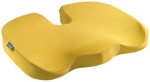 Leitz Ergo Cosy Seat Cushion Warm Yellow 52840019 Fusion Office
