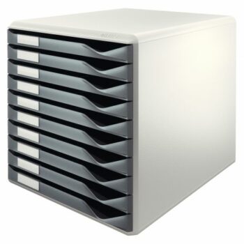 Leitz Form Set 10 Drawers Grey 52810089 Fusion Office