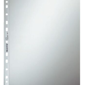 Leitz High Quality A4 Punched Pockets Glass Clear 80mic 47700002 Pack 100 Fusion Office