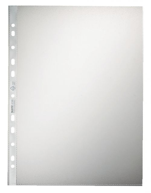 Leitz High Quality Punched Pockets A4 Clear 90mic 47900000 Pack 100 X 5 Fusion Office