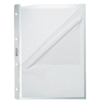 Leitz High Quality Punched Pockets A4 Open 2 Sides 47800003 Pack 100 Fusion Office