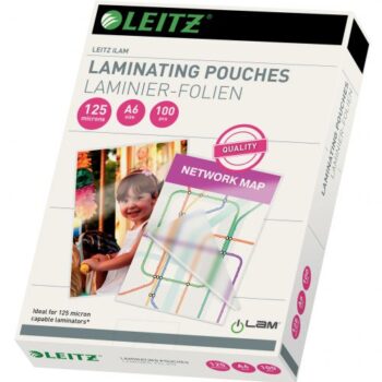 Leitz Ilam Laminating Pouches A6 125mic 33806 Pack 100 Fusion Office