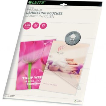Leitz Ilam Prem Laminating Pouches A3 125mic 74890000 Pack 25 Fusion Office