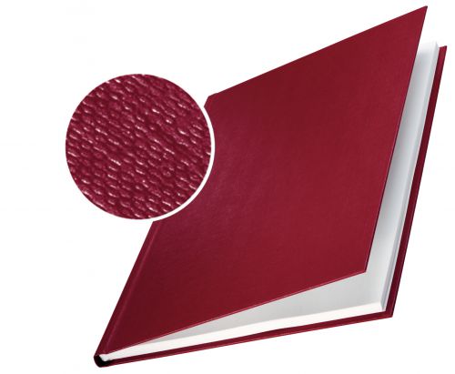 Leitz Impressbind Hard Covers 140mm Burgundy 73930028 Pack 10 Fusion Office