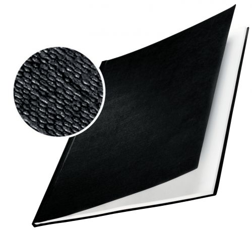 Leitz Impressbind Hard Covers 175mm Black 73940095 Pack 10 Fusion Office