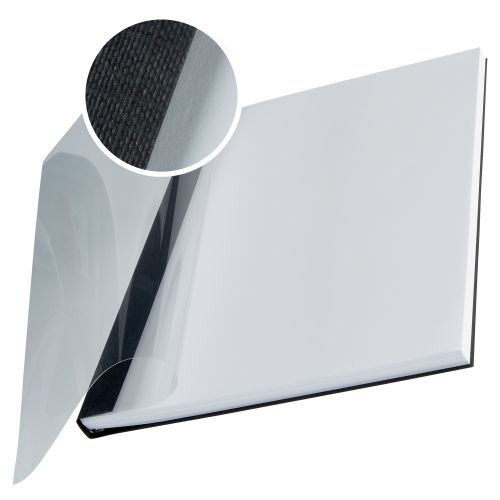 Leitz Impressbind Soft Covers 105mm Black 74140095 Pack 10 Fusion Office