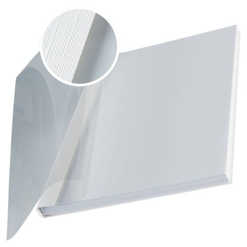 Leitz Impressbind Soft Covers 105mm White 74140001 Pack 10 Fusion Office