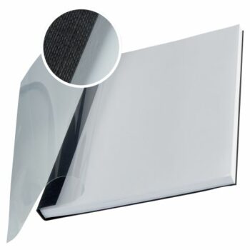 Leitz Impressbind Soft Covers 140mm Black 74150095 Pack 10 Fusion Office