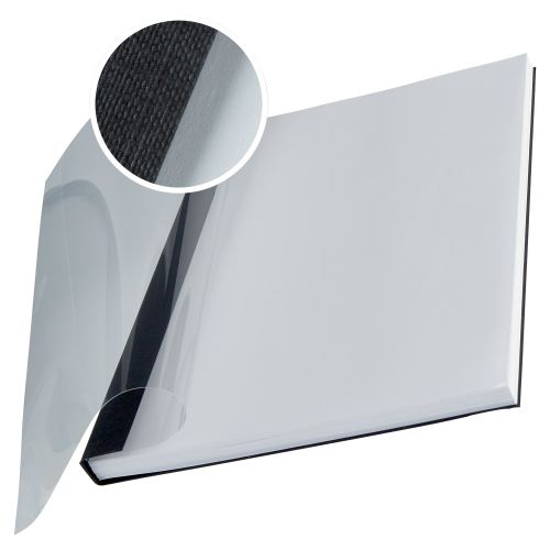 Leitz Impressbind Soft Covers 140mm Black 74150095 Pack 10 Fusion Office