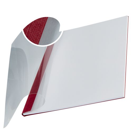 Leitz Impressbind Soft Covers 35mm Burgundy 73980028 Pack 10 Fusion Office