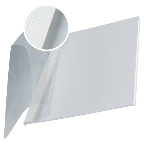 Leitz Impressbind Soft Covers 35mm White 73980001 Pack 10 Fusion Office