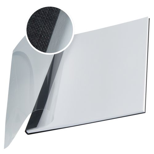 Leitz Impressbind Soft Covers 70mm Black 73990095 Pack 10 Fusion Office