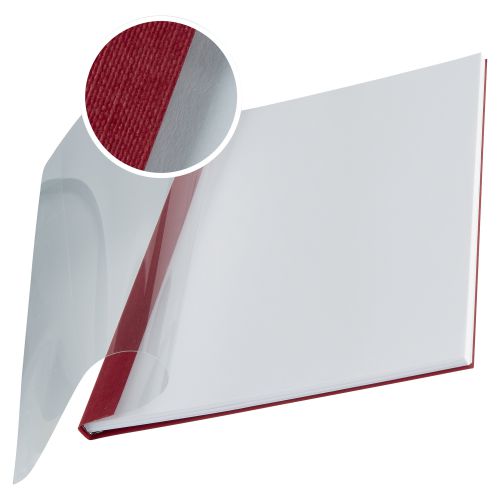 Leitz Impressbind Soft Covers 70mm Burgundy 73990028 Pack 10 Fusion Office