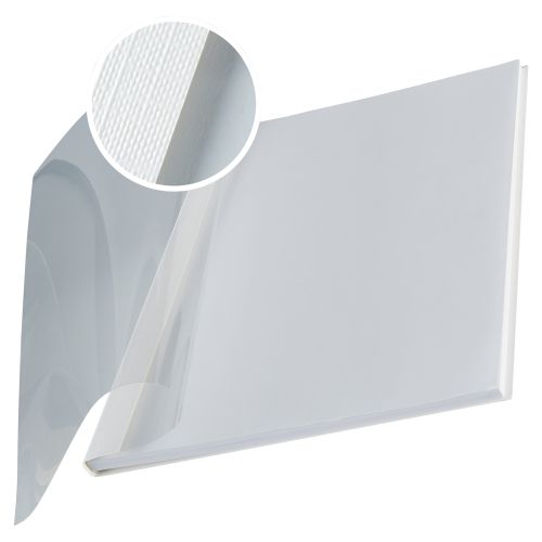 Leitz Impressbind Soft Covers 70mm White 73990001 Pack 10 Fusion Office