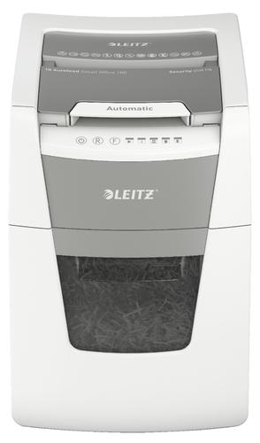 Leitz Iq Autofeed Small Office 100 P5 Shredder Micro Cut 80121000 Fusion Office