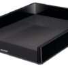 Leitz Letter Trays Dual Colour Extra Slim Black 53610095 Pack 4 Fusion Office