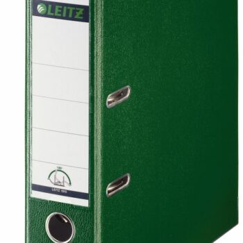 Leitz Lever Arch Files Green Foolscap Pp Cover 11101055 Pack 10 Fusion Office