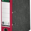 Leitz Lever Arch Files Marbled Red A4 80mm 10801025 Pack 10 Fusion Office