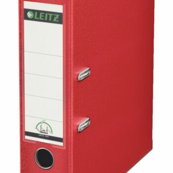 Leitz Lever Arch Files Red Foolscap Pp Cover 11101025 Pack 10 Fusion Office