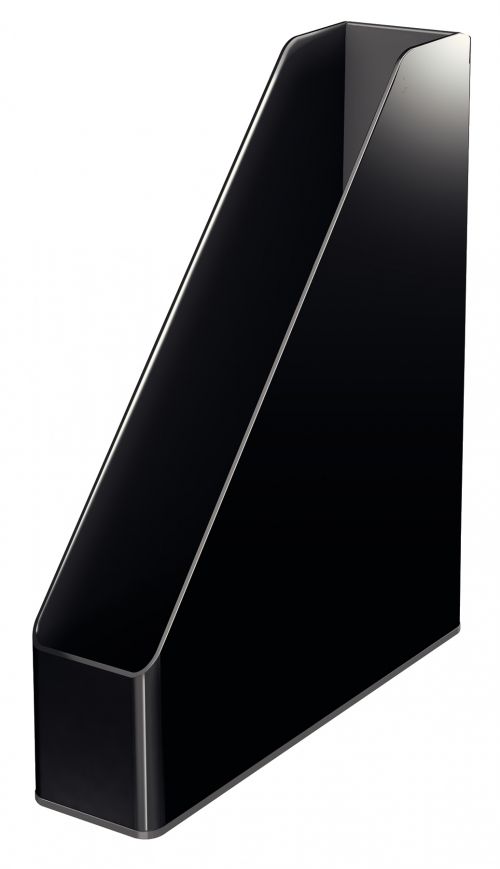 Leitz Magazine Files Dual Colour Black 53620095 Pack 4 Fusion Office