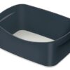 Leitz Mybox Cosy Long Storage Tray Velvet Grey 52640089 Fusion Office