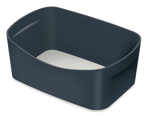 Leitz Mybox Cosy Long Storage Tray Velvet Grey 52640089 Fusion Office
