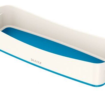 Leitz Mybox Long Storage Trays White Blue Pack 4 52581036 Fusion Office