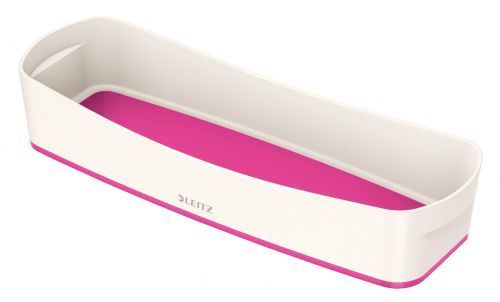 Leitz Mybox Long Storage Trays White Pink Pack 4 52581023 Fusion Office