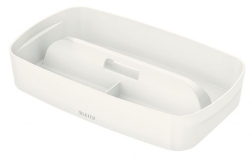 Leitz Mybox Organiser Tray With Handle Small White 53230001 Fusion Office