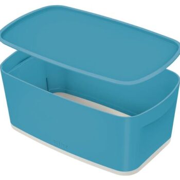 Leitz Mybox Small Storage Box Cosy Calm Blue 5 Litres 52630061 Fusion Office