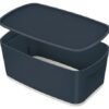 Leitz Mybox Small Storage Box Cosy Velvet Grey 5 Litres 52630089 Fusion Office