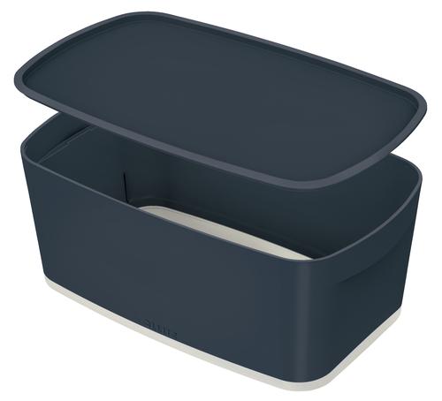 Leitz Mybox Small Storage Box Cosy Velvet Grey 5 Litres 52630089 Fusion Office