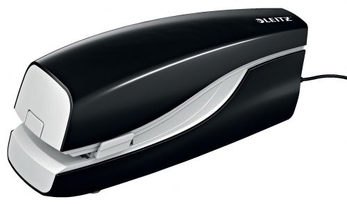 Leitz Nexxt Electric Flat Clinch Stapler Black 55330095 Fusion Office