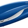Leitz Nexxt Electric Flat Clinch Stapler Blue 55330035 Fusion Office