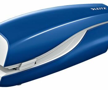 Leitz Nexxt Electric Flat Clinch Stapler Blue 55330035 Fusion Office