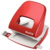 Leitz Nexxt Metal 2 Hole Punch Red 30 Sheets 50080025 Fusion Office