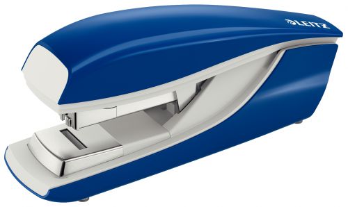 Leitz Nexxt Metal Flat Clinch Stapler Blue 30 Sheets 55230035 Fusion Office