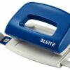 Leitz Nexxt Mini 2 Hole Punch Blue 10 Sheets 50580035 Fusion Office