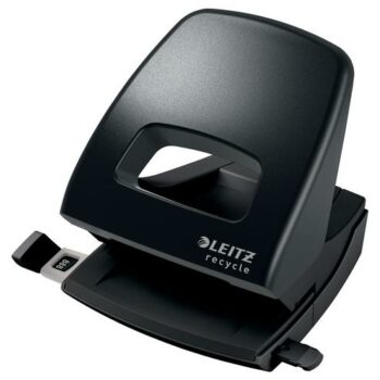 Leitz Nexxt Recycle 2 Hole Punch Black 30 Sheets 50030095 Fusion Office