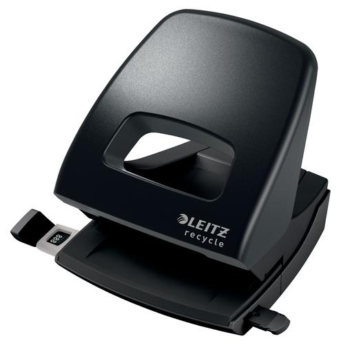 Leitz Nexxt Recycle 2 Hole Punch Black 30 Sheets 50030095 Fusion Office