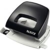 Leitz Nexxt Small 2 Hole Punch Black 16 Sheets 50380095 Fusion Office
