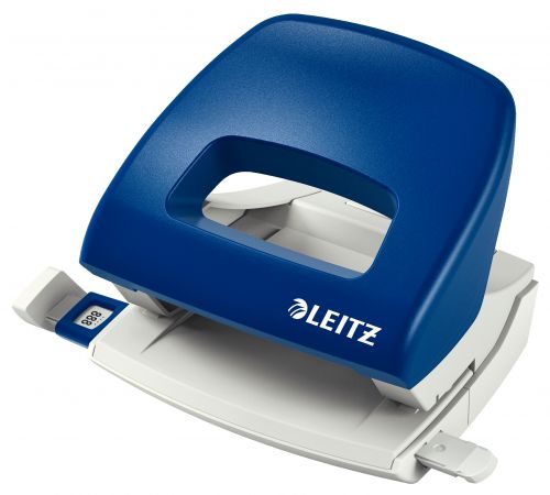 Leitz Nexxt Small 2 Hole Punch Blue 16 Sheets 50380035 Fusion Office