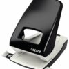 Leitz Nexxt Strong 2 Hole Punch Black 40 Sheets 51380095 Fusion Office